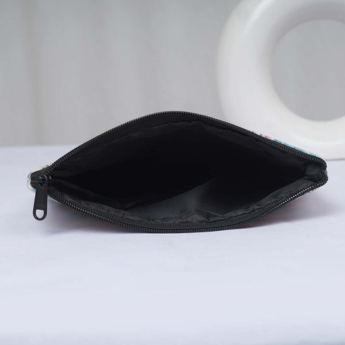 Blue Printed Travel Pouch - Uncommongifts.in